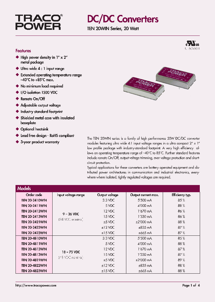 TEN20WIN-18_9050111.PDF Datasheet