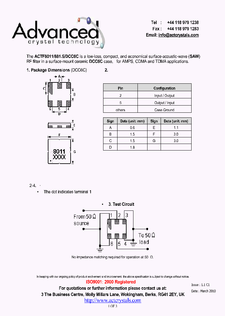 ACTF80118815DCC6C_9052370.PDF Datasheet