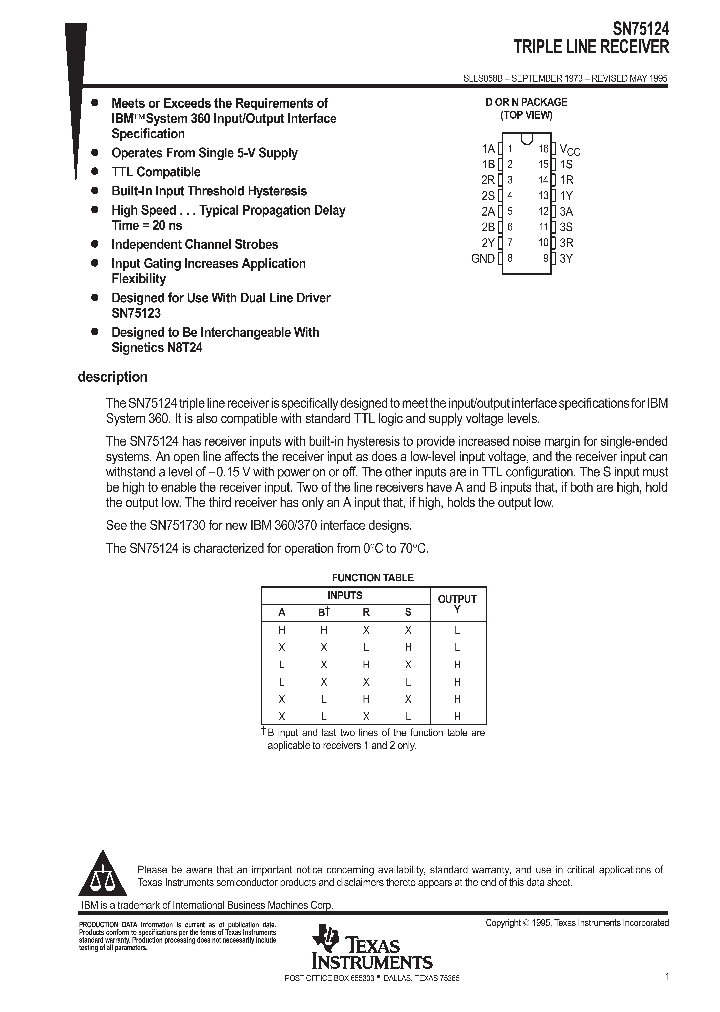 SN75124_9054170.PDF Datasheet