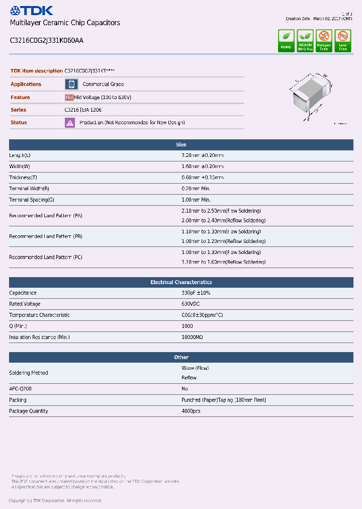 C3216C0G2J331K060AA-17_9055574.PDF Datasheet