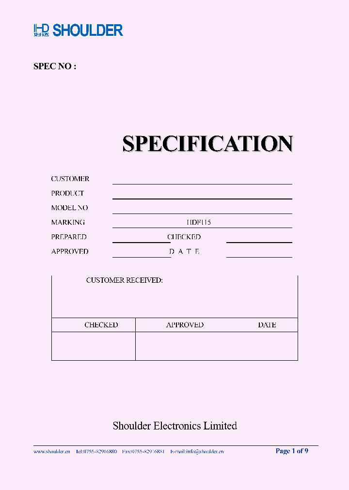 HDF163BS3_9055820.PDF Datasheet