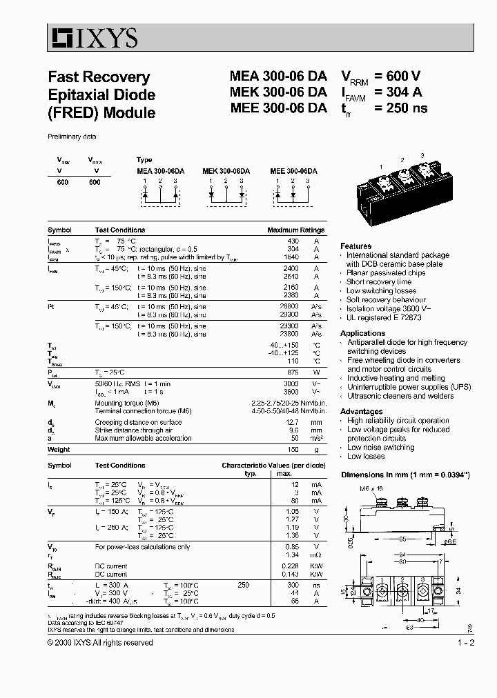 MEK300-06DA_9056198.PDF Datasheet