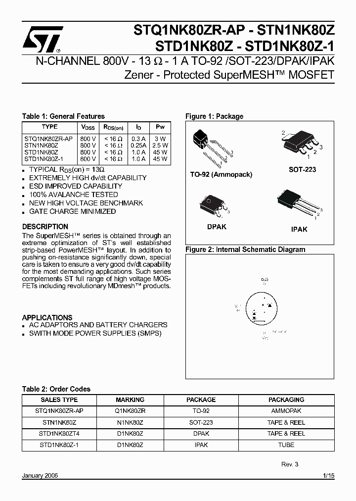 STD1NK80Z_9061114.PDF Datasheet