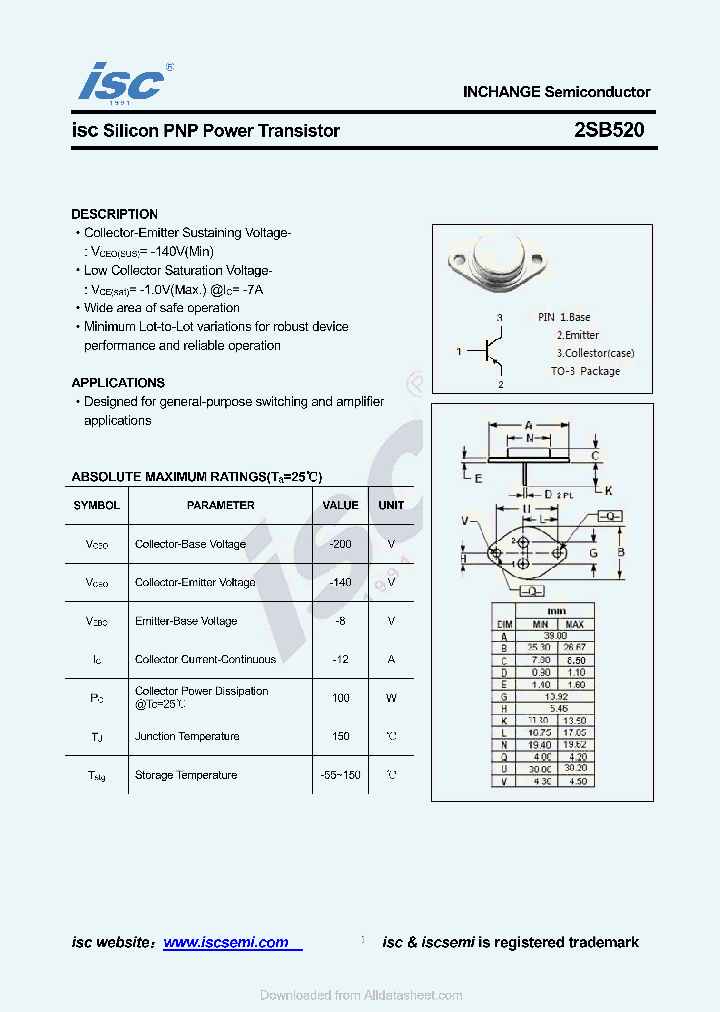 2SB520_9062793.PDF Datasheet