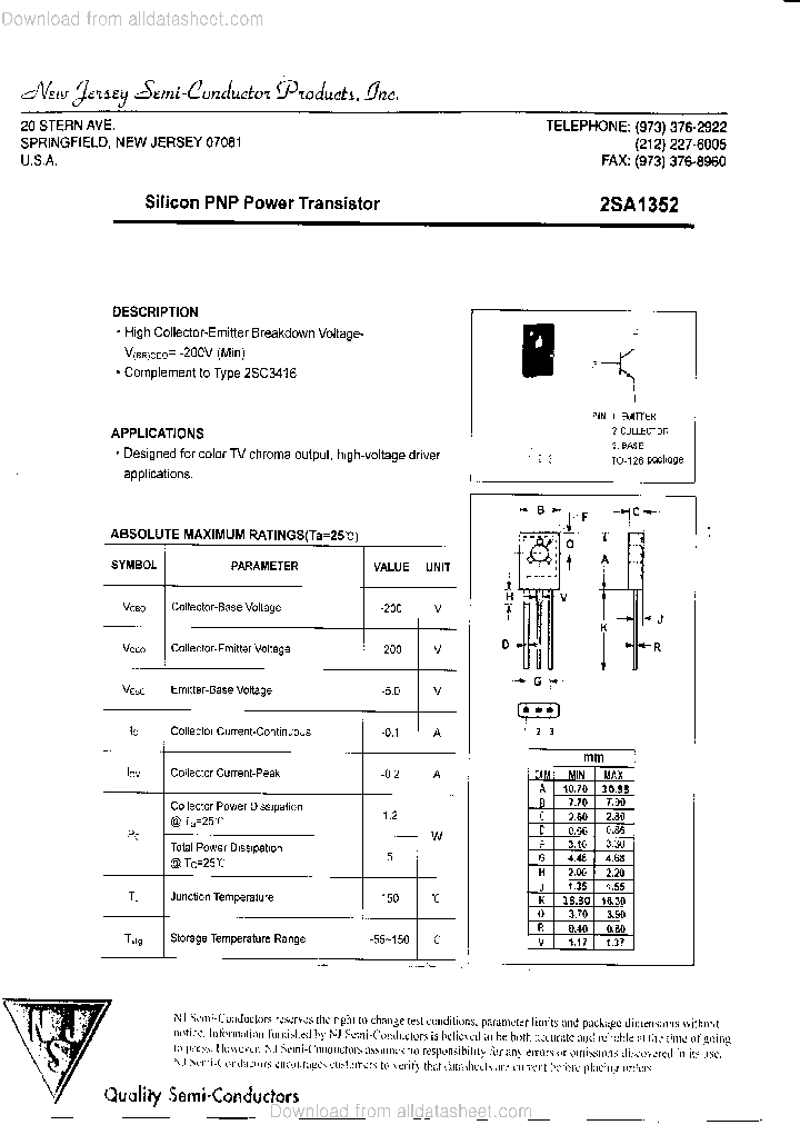 2SA1352_9064612.PDF Datasheet