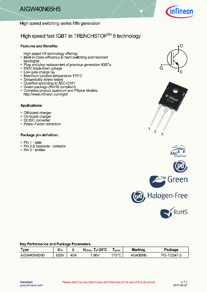 AIGW40N65H5_9065123.PDF Datasheet