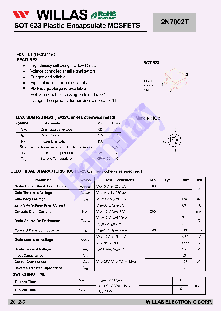 2N7002T_9065564.PDF Datasheet