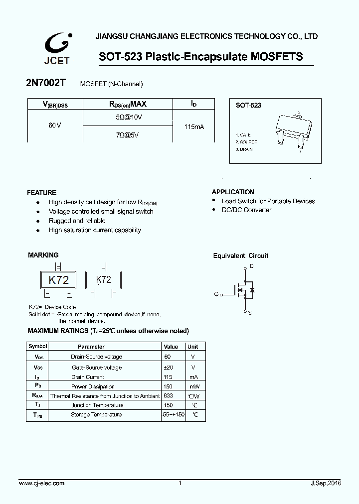 2N7002T_9065567.PDF Datasheet