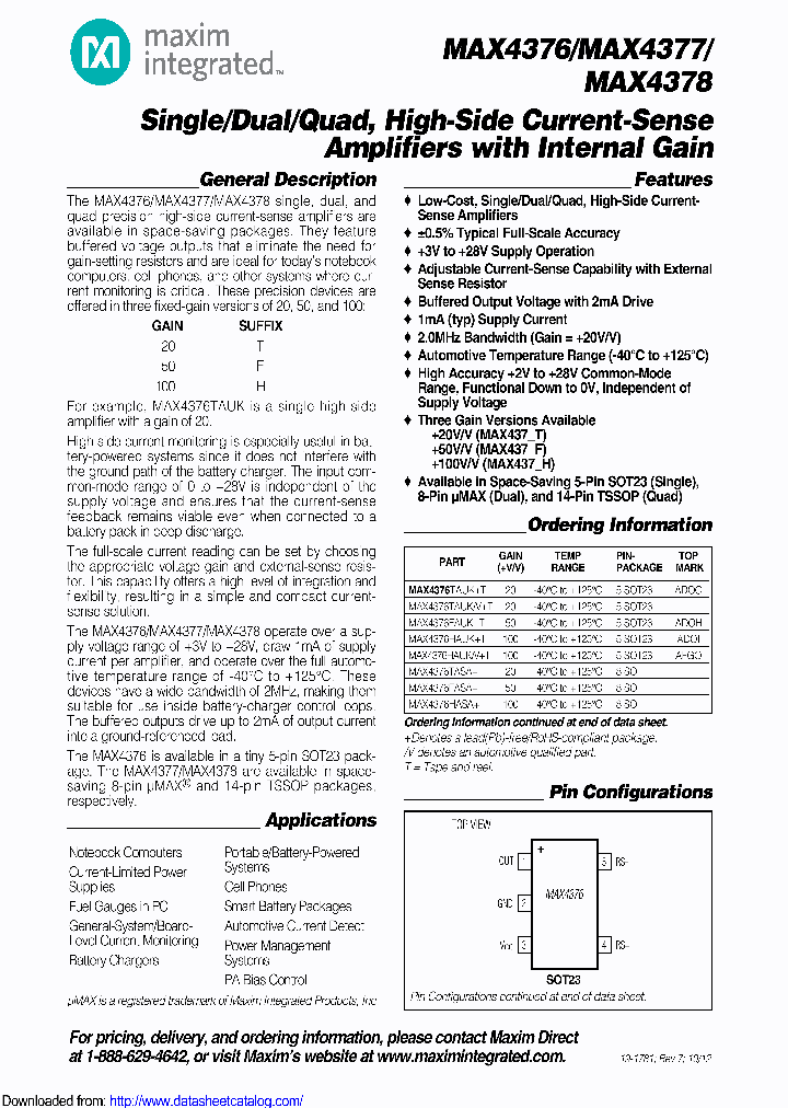 MAX4377HAUAT_9072028.PDF Datasheet