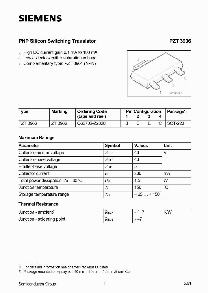 PZT3906_9073167.PDF Datasheet