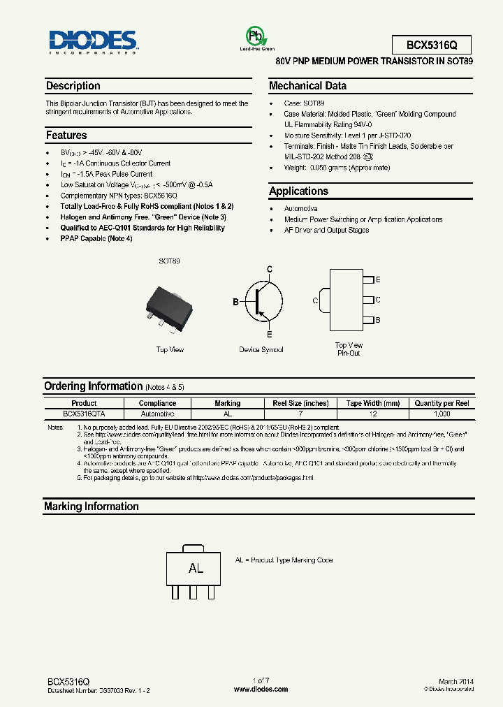 BCX5316QTA_9074607.PDF Datasheet