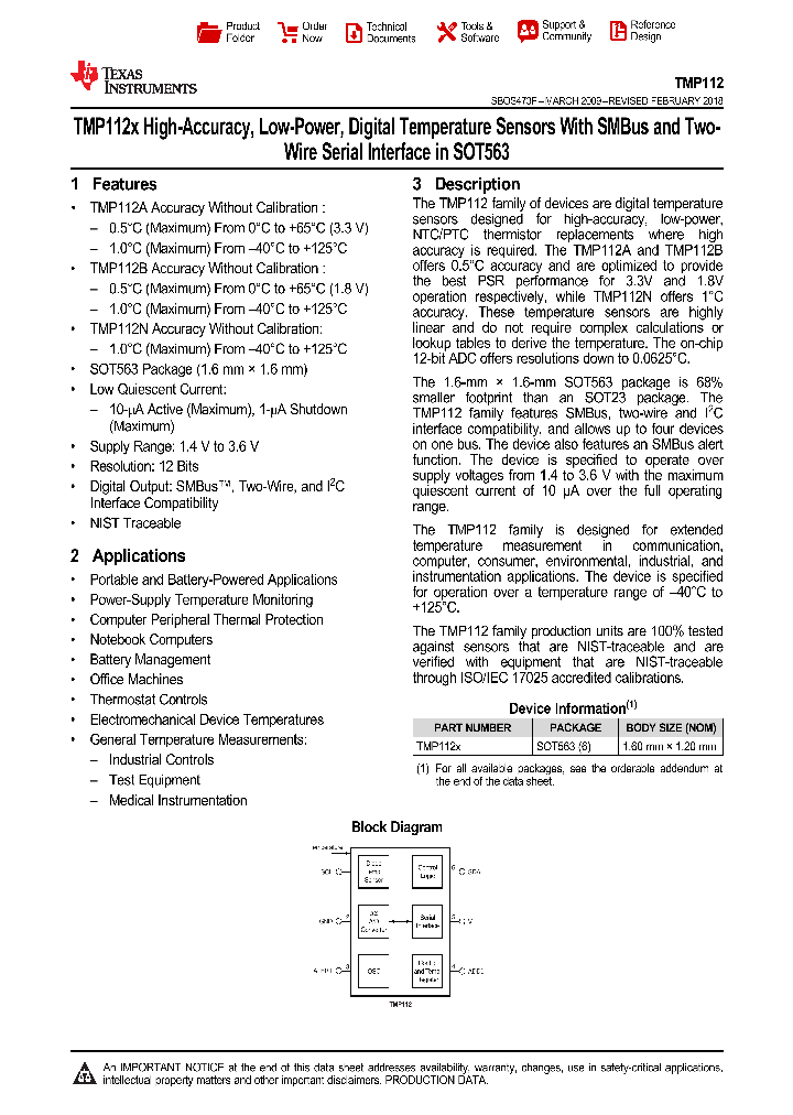 TMP112_9077602.PDF Datasheet