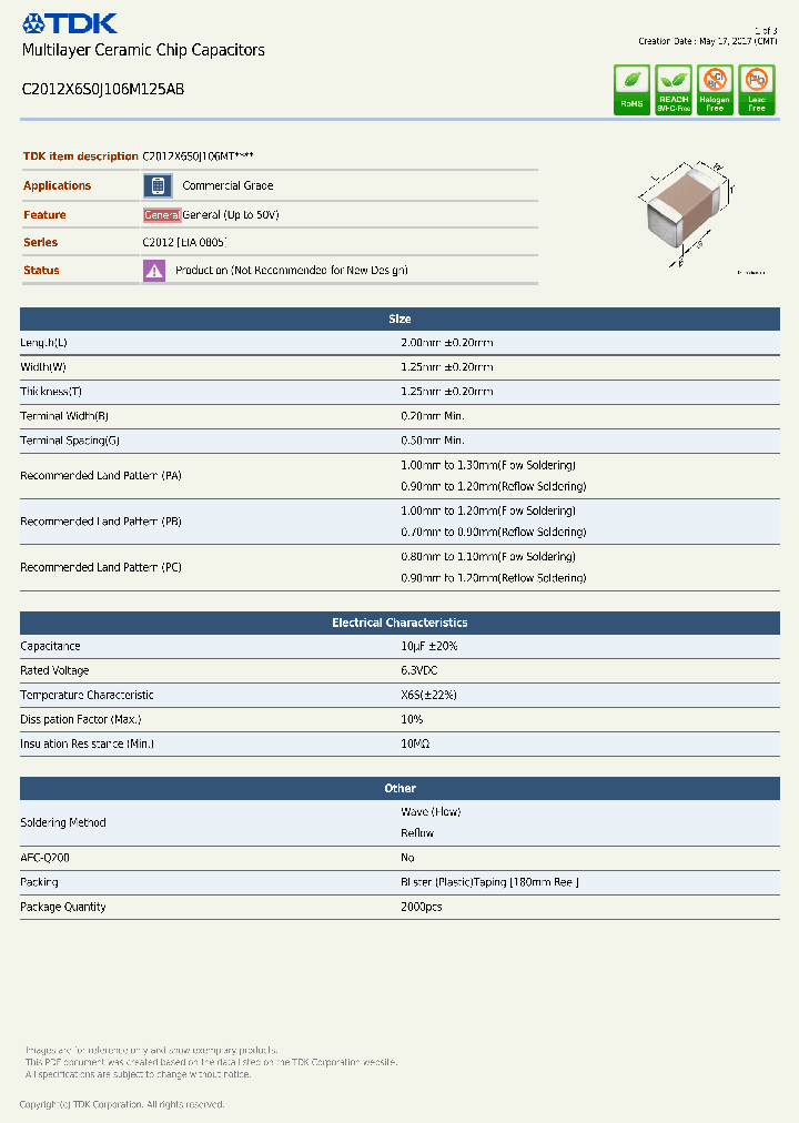 C2012X6S0J106M125AB-17_9080772.PDF Datasheet