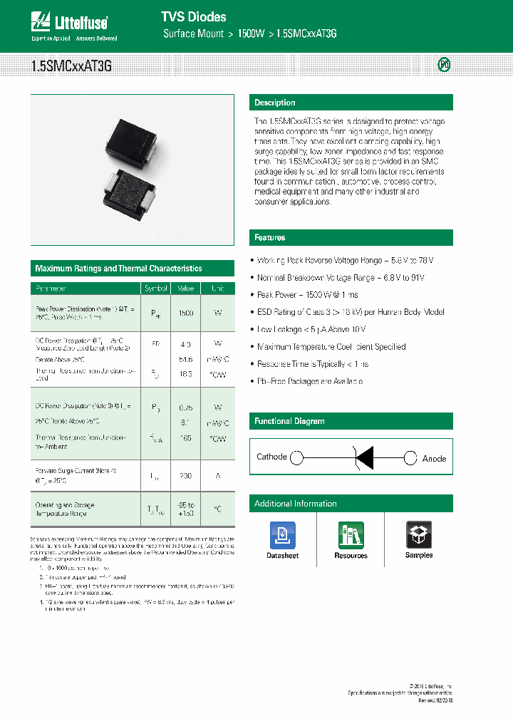 15SMC62AT3G_9080983.PDF Datasheet