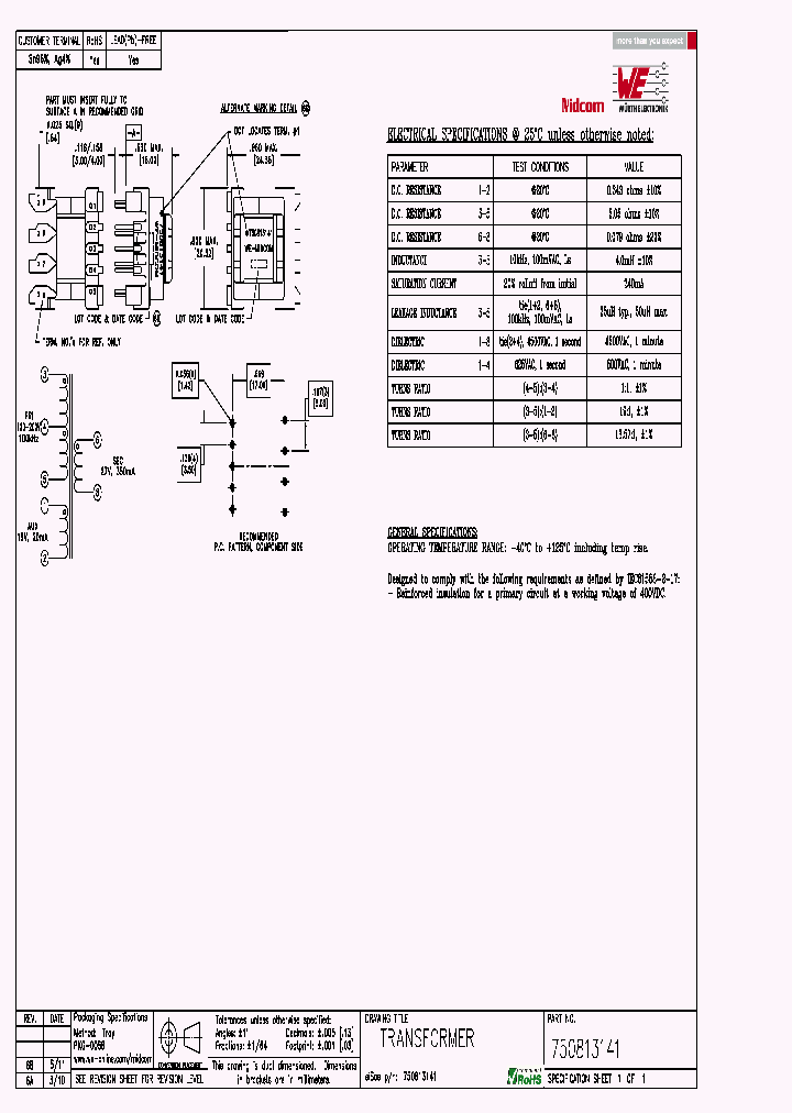 750813141_9083347.PDF Datasheet