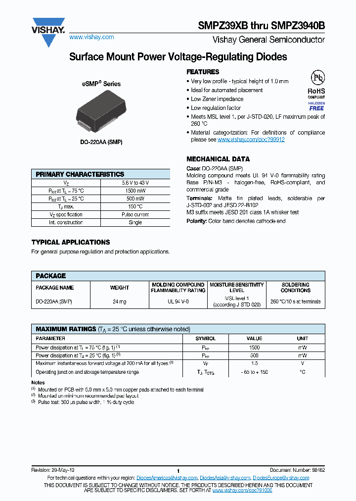 SMPZ3921B_9084629.PDF Datasheet