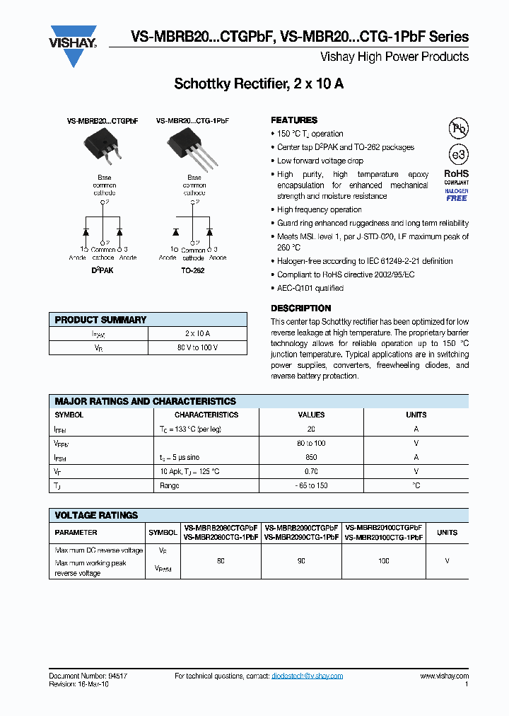 VS-MBRB20CTGPBF_9084820.PDF Datasheet