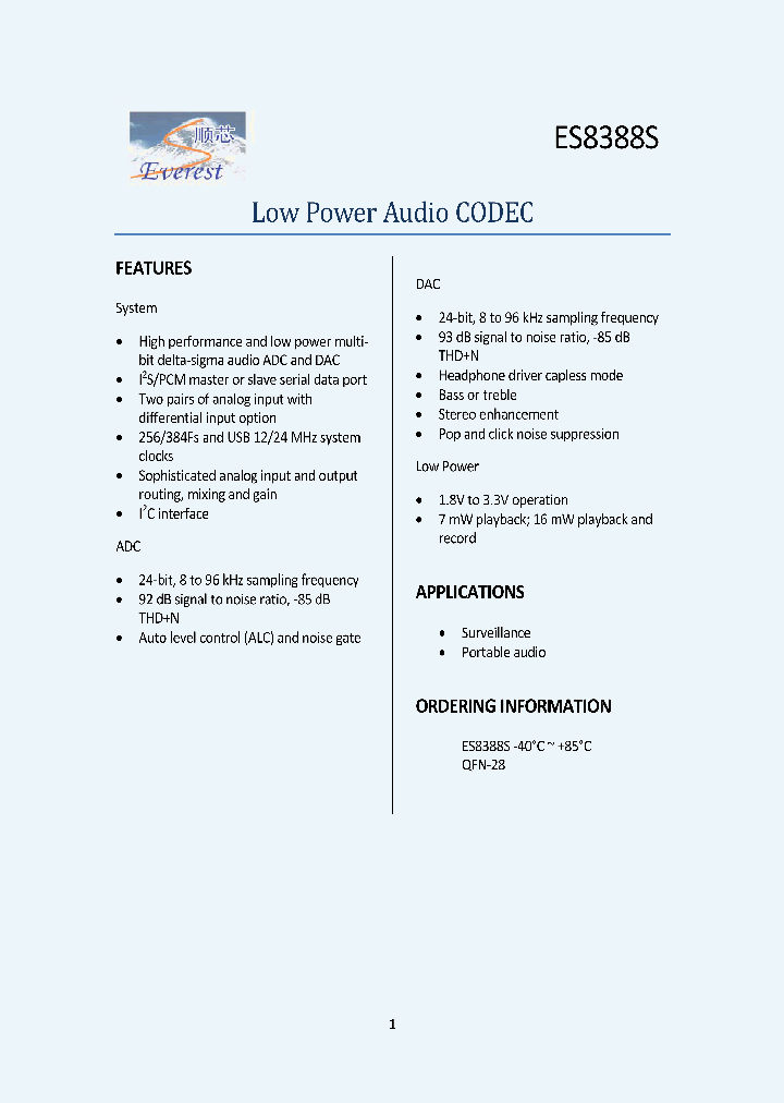 ES8388S_9085162.PDF Datasheet