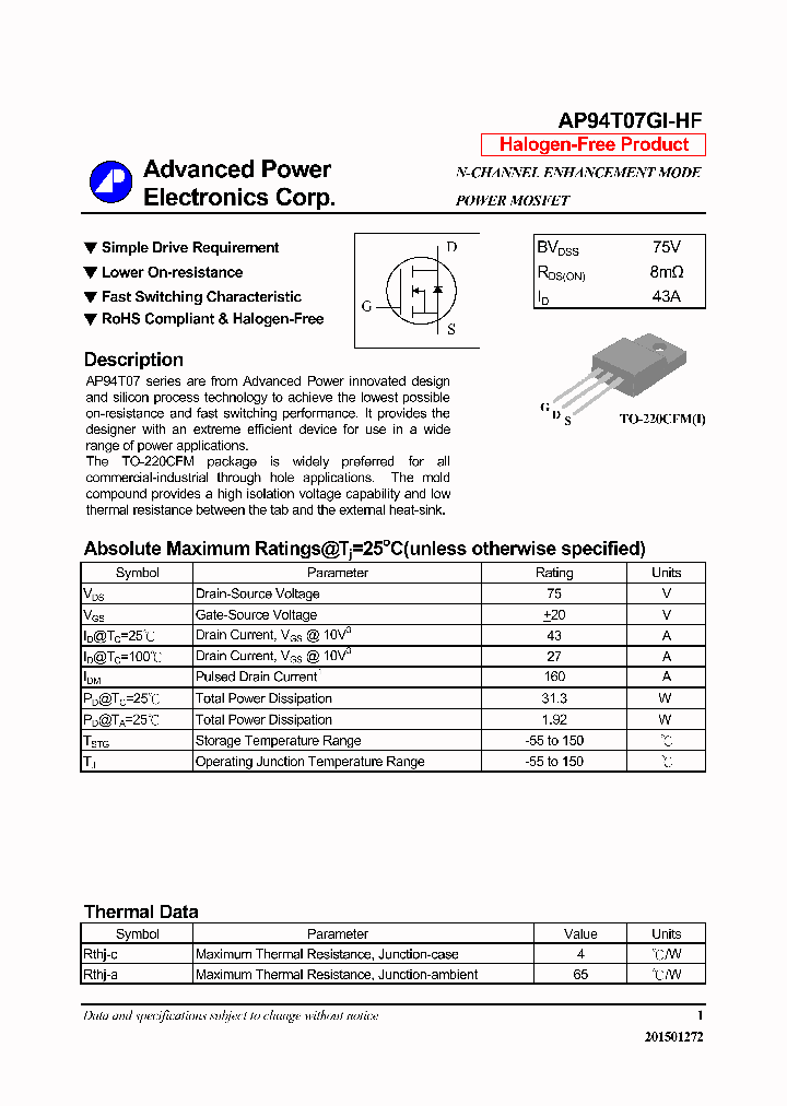 AP94T07GI-HF_9086958.PDF Datasheet