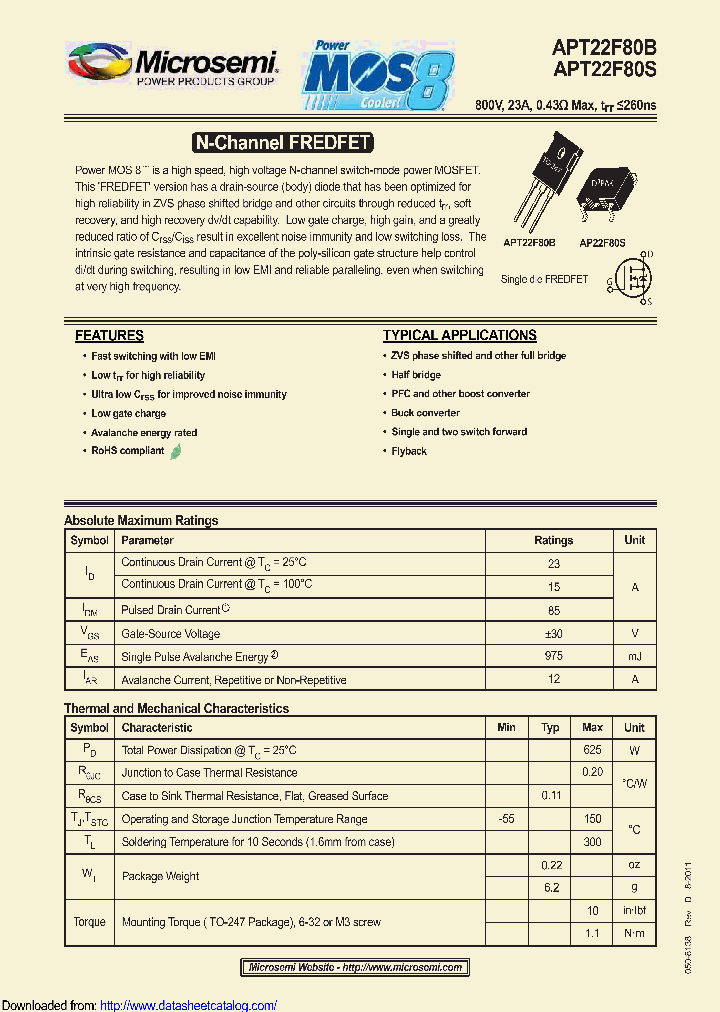 APT22F80B_9089494.PDF Datasheet