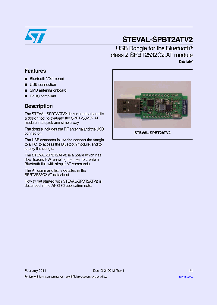 STEVAL-SPBT2ATV2_9089901.PDF Datasheet