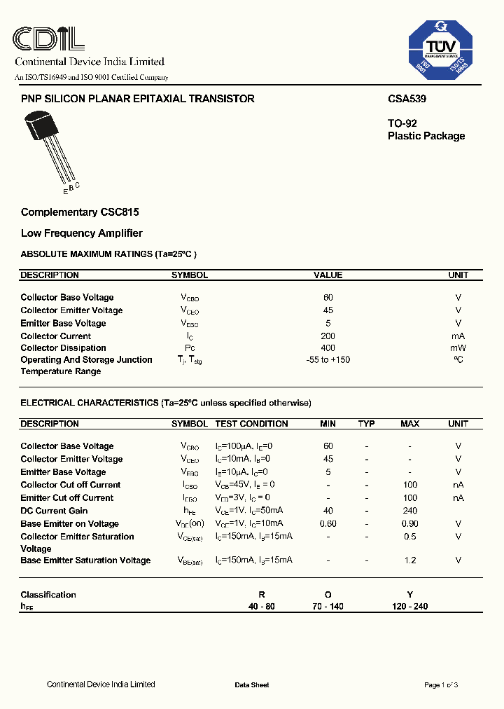 CSA539Y_9090426.PDF Datasheet