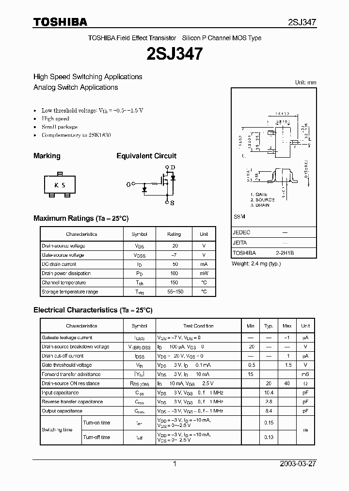 2SJ347_9091540.PDF Datasheet