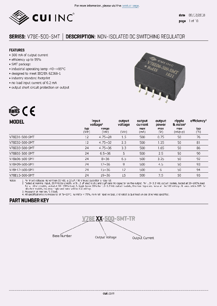 V78E03-500-SMT_9098016.PDF Datasheet