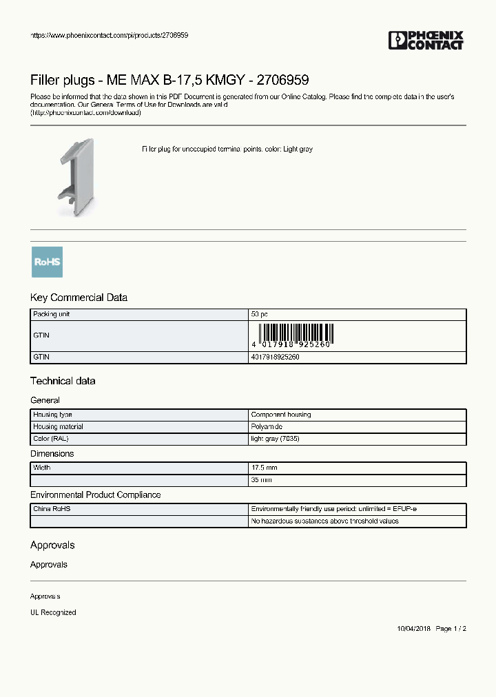 2706959_9098200.PDF Datasheet