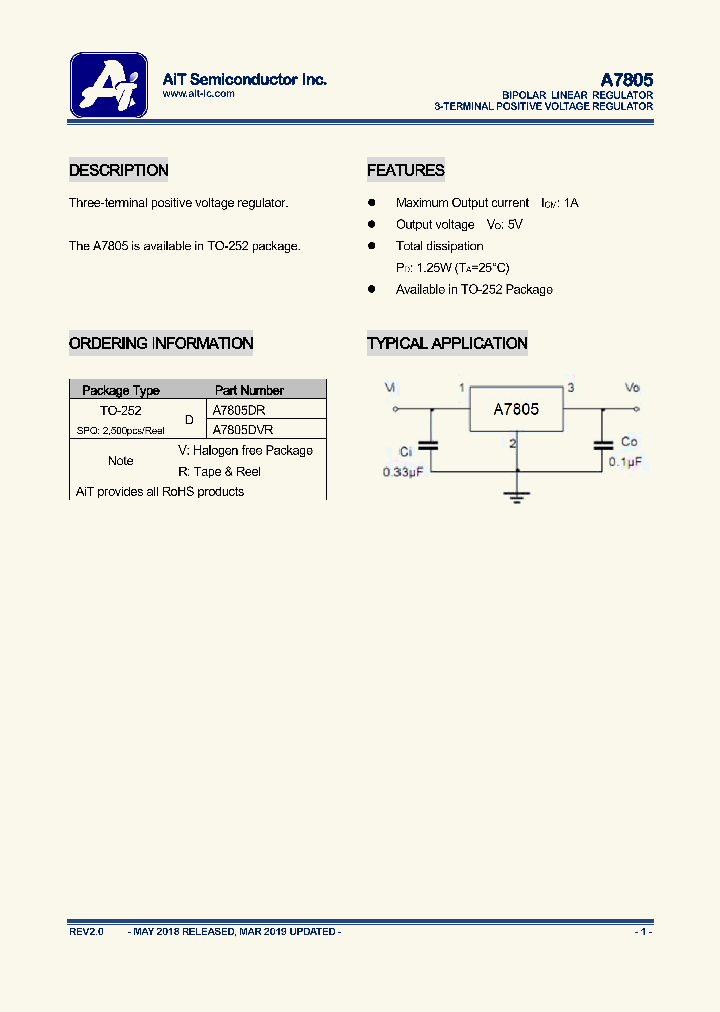 A7805_9102987.PDF Datasheet