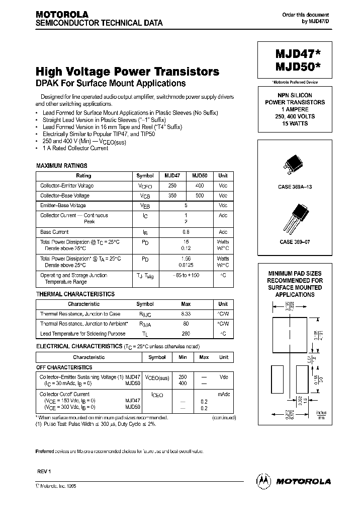 MJD50-1_9103302.PDF Datasheet