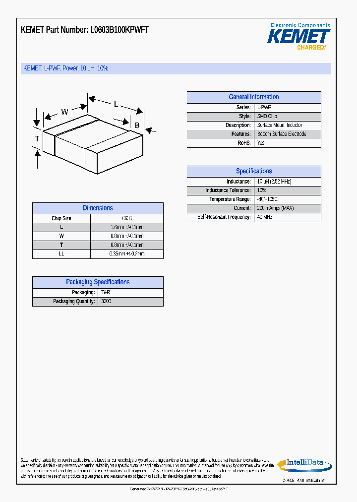 L0603B100KPWFT_9104284.PDF Datasheet