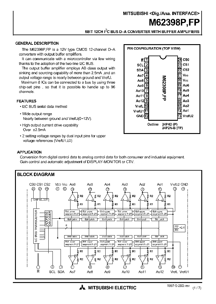 M62398P_9107156.PDF Datasheet