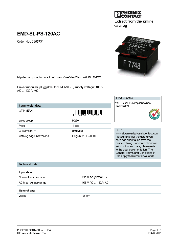 2885731_9109154.PDF Datasheet