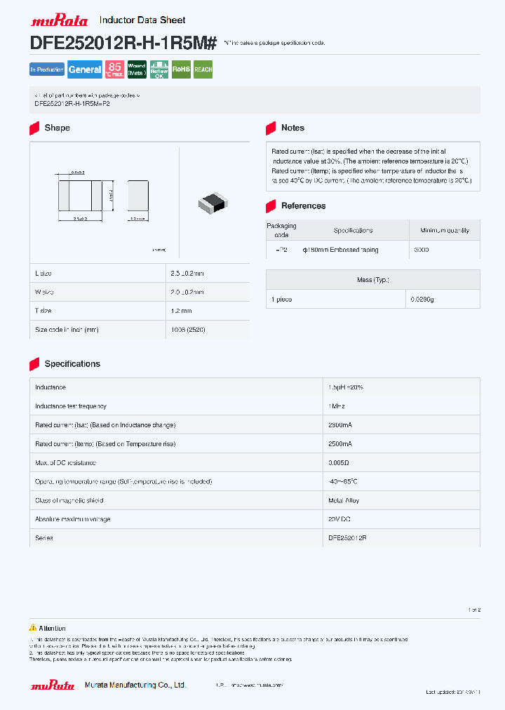 DFE252012R-H-1R5M_9110370.PDF Datasheet