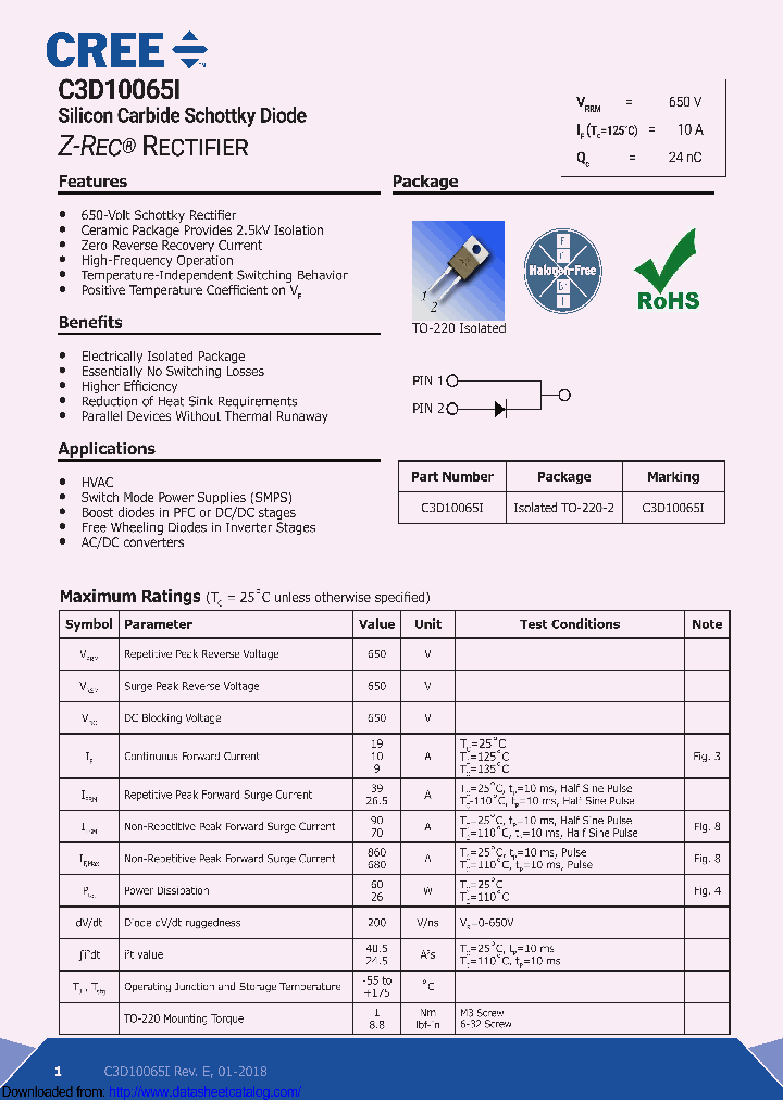 C3D10065I_9119059.PDF Datasheet