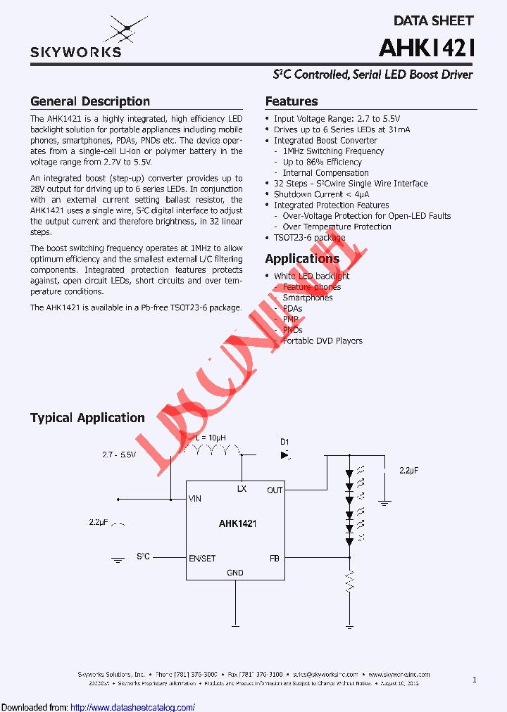 AHK1421_9120455.PDF Datasheet