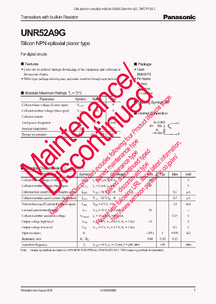 UNR52A9G_9123302.PDF Datasheet